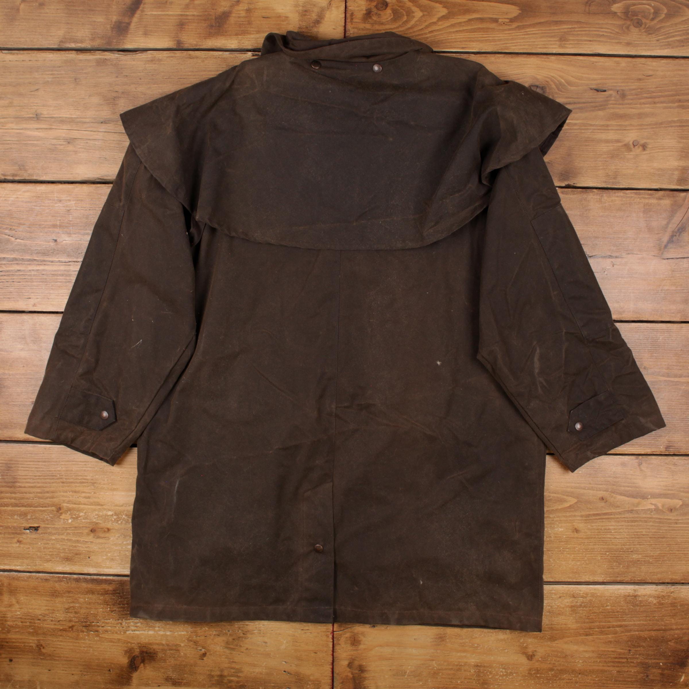 Australian Outback Collection Duster Jacket XL Mens Brown USA Made