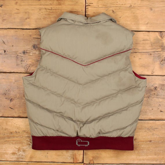 Vintage Woolrich Outdoor Gilet L 90s Down Puffer Vest Beige - Etsy
