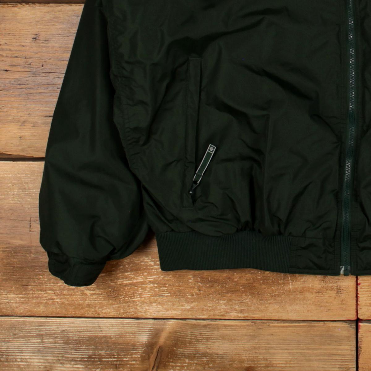 Columbia Bomber Jacket 2XL Mens 00s Green Nylon Full Zip Lined