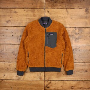 Vintage Patagonia Outdoor Jacket XS Bomber Fleece Orange - Etsy