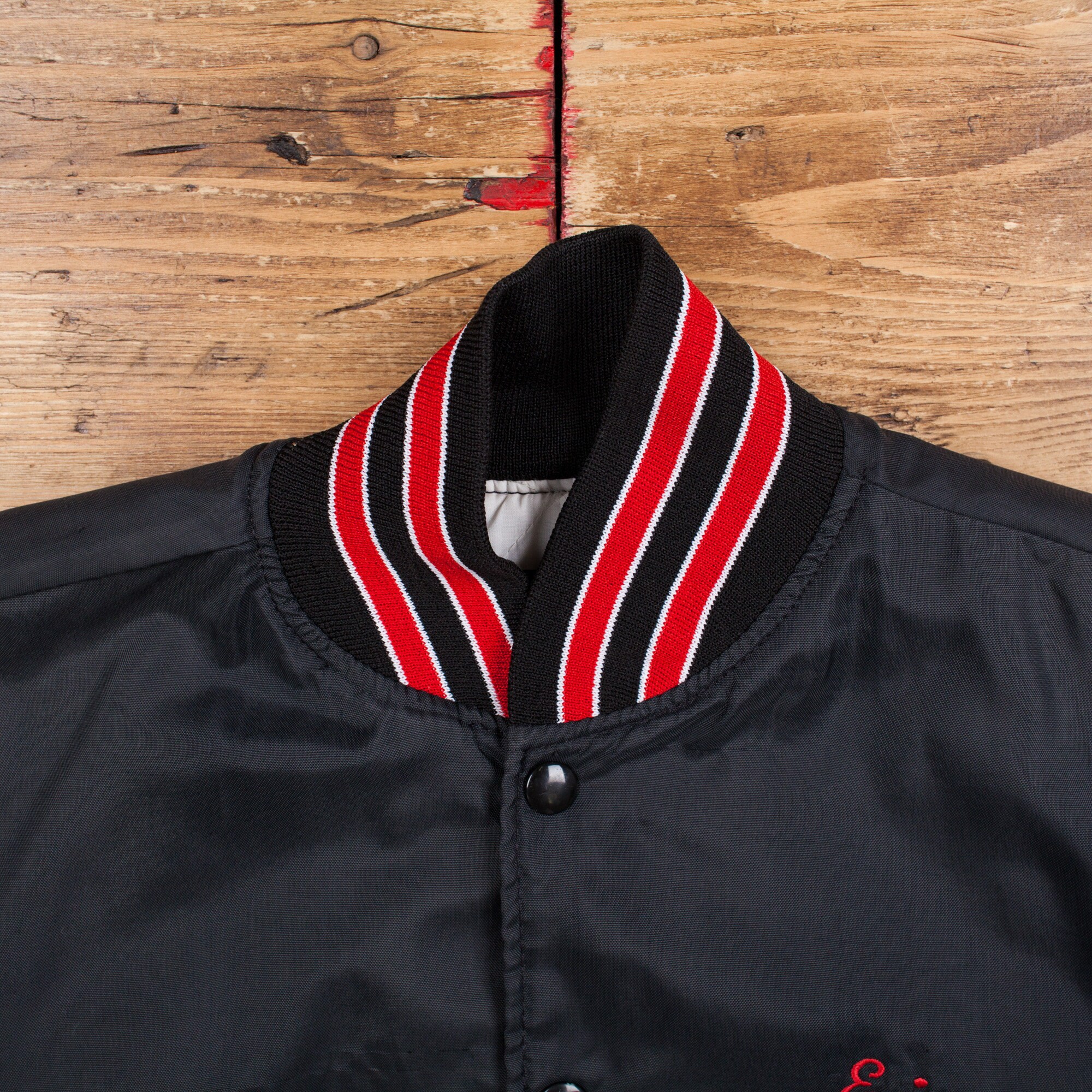 Veste Bomber Holloway Vintage Années 90 - Message Anti-drogue - Taille L Homme USA