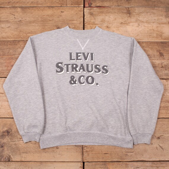 levis grey jumper mens