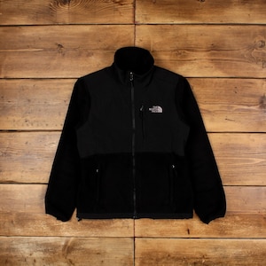 Vintage North Face Outdoor Jacket S Denali Fleece Black Womens