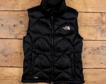 Women's Vintage Y2K the North Face Nuptse 700 Down Black Puffer