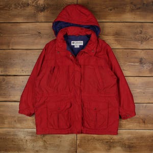 Vintage Columbia Outdoor Jacket XL Red Womens