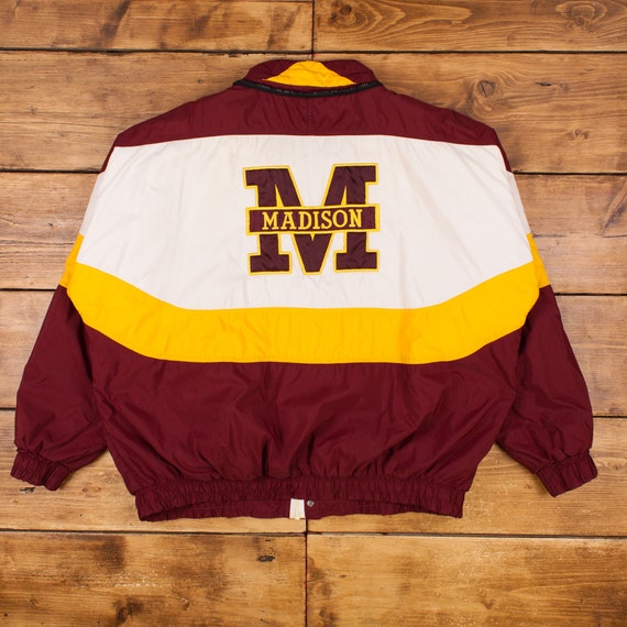 Vintage Butwin Windbreaker Jacket 2XL 80s High School Sports