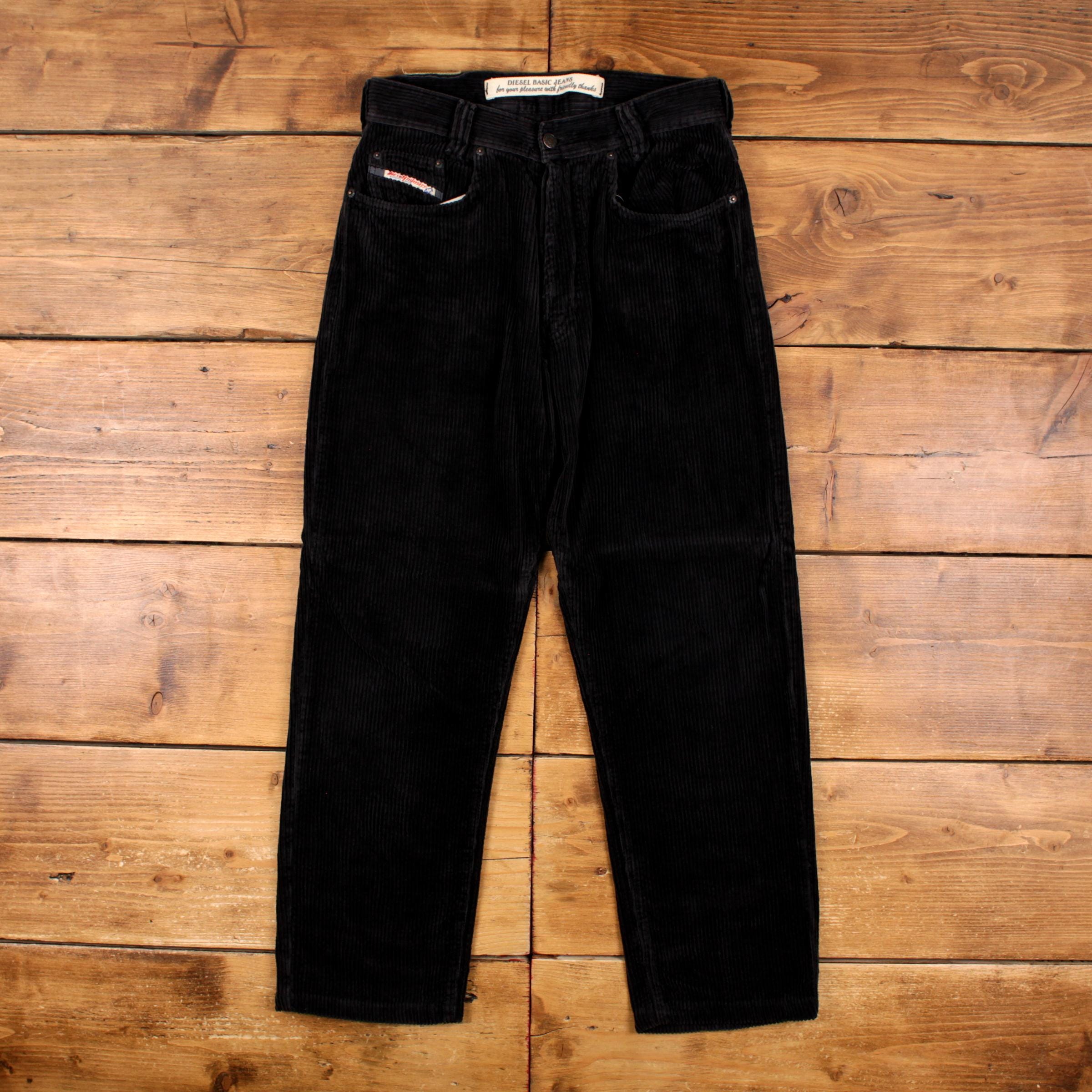 Pantalon Chino Vintage Homme, Noir, Taille W29 L30 (très Bon état)
