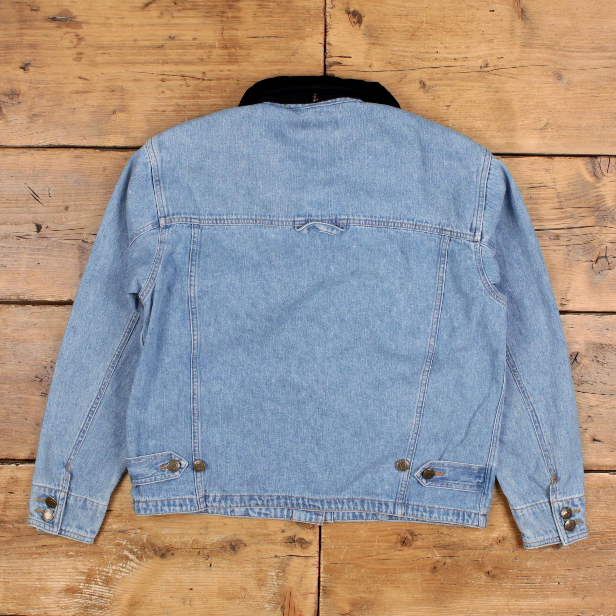 Vintage St John's Bay Denim Jacket M 90s Workwear Detachable