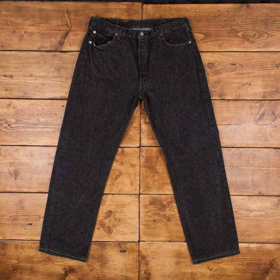 Vintage Levis 501 Jeans 38 x 33 Dark Wash Straigh… - image 1