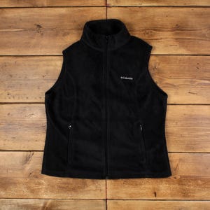Vintage Columbia Outdoor Jacket XL Fleece Black Womens