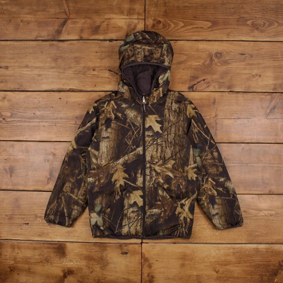 Buy Vintage Columbia Outdoor Jacket S Real Tree Camouflage Brown
