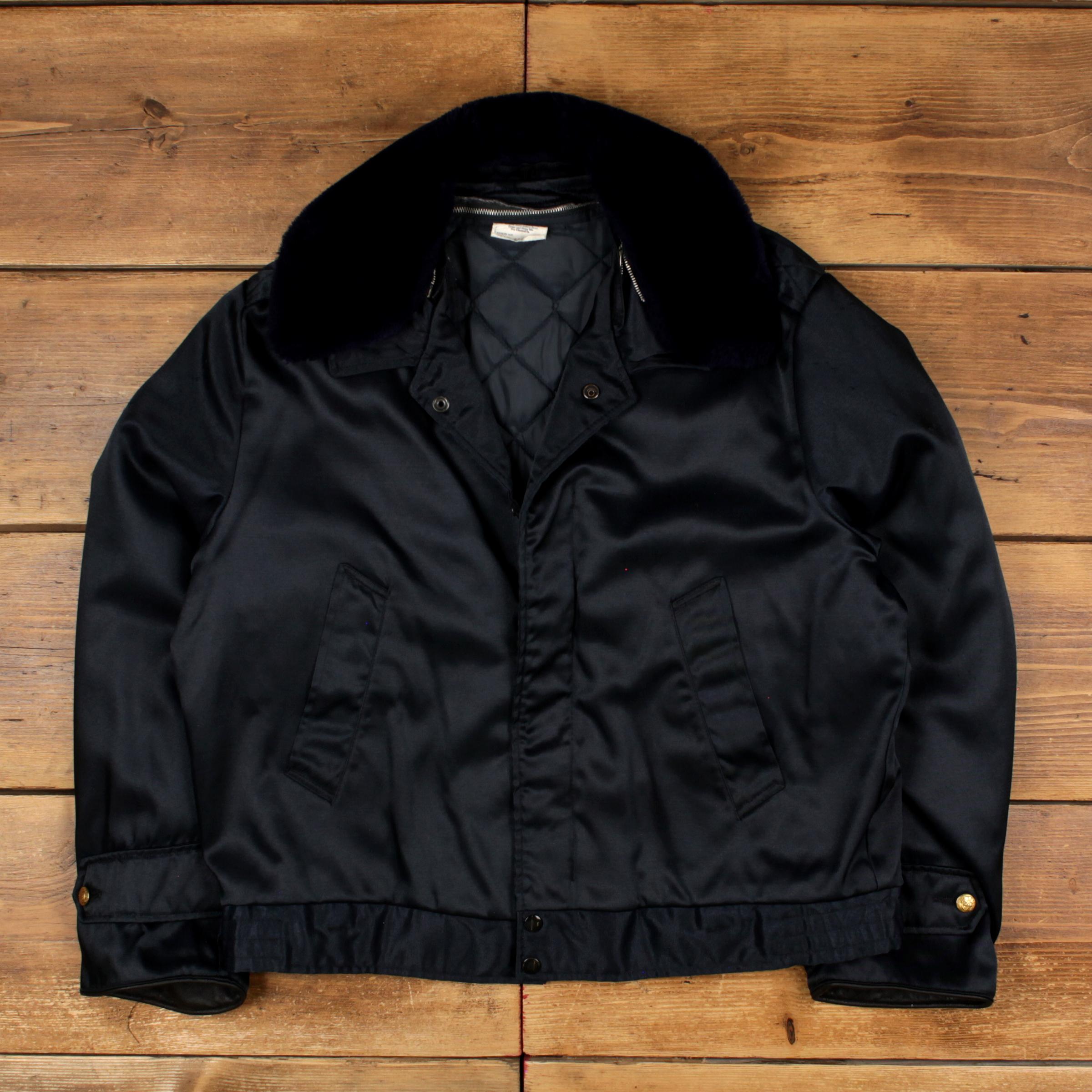 Veste Moto Vintage Police 1999 - Imperméable Bleu, Taille 2M - État Très Bon, Style Rétro Motocycliste