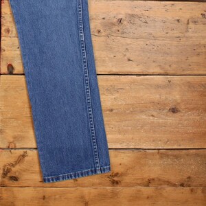 Vintage Wrangler Jeans 32x32 90s Blue 934den Straight Stonewash Western Denim image 9