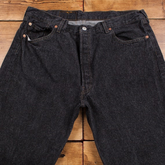 Vintage Levis 501 Jeans 38 x 33 Dark Wash Straigh… - image 3