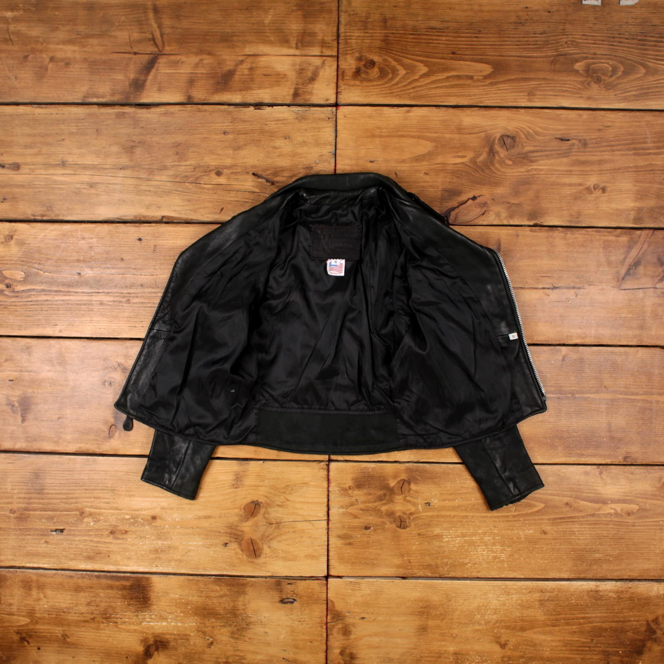 ヴィンテージブランドガーメンツインクレザージャケットSモーター