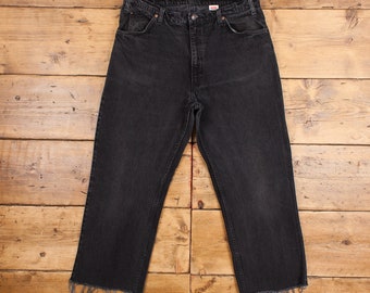 00s Levi's flared denim black Y2K メキシコ製 00s Levi's518 flare blackdenim pants y2k Size 26 Y2K Low Rise