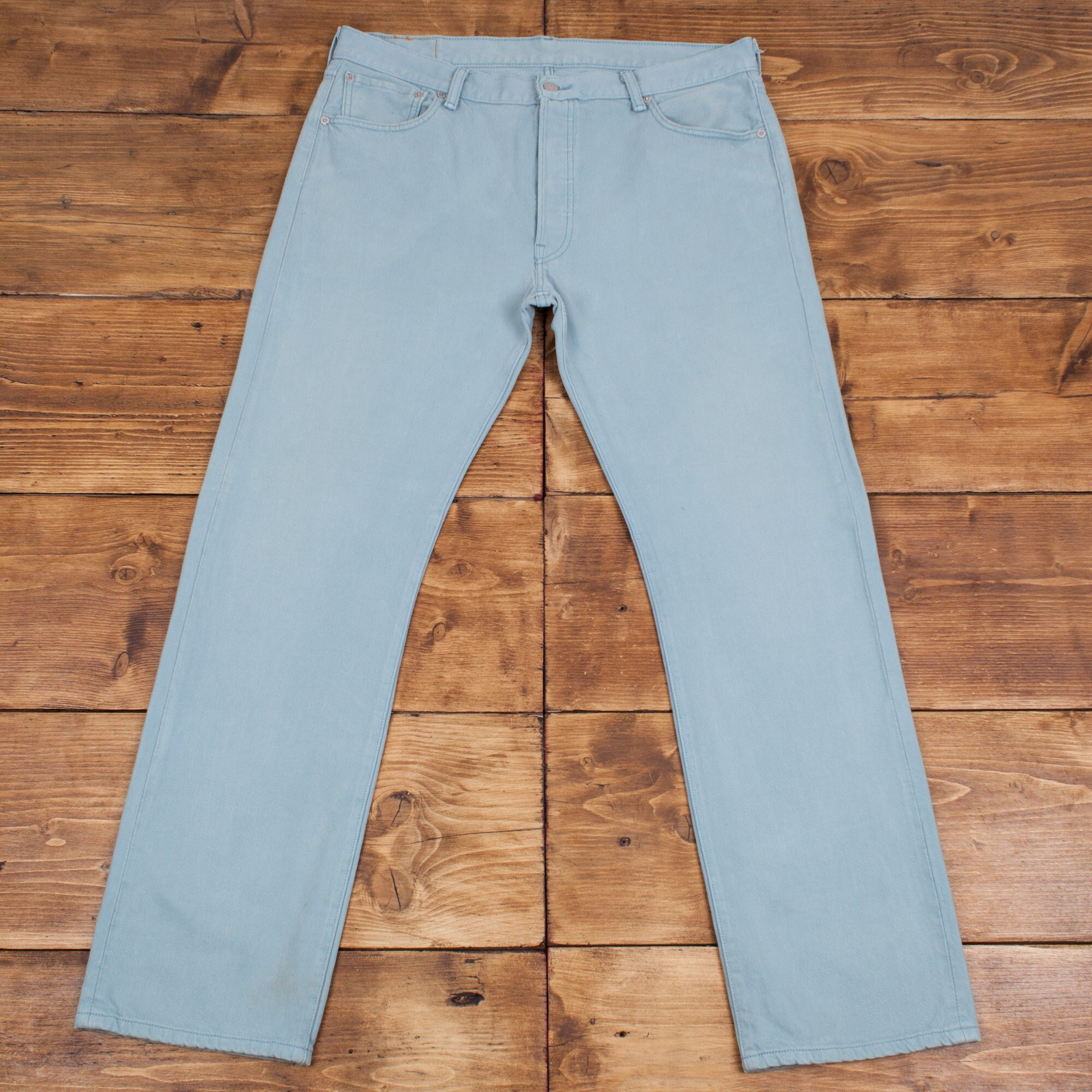 Vintage Levis Levi 501 Green Blue Straight Leg Denim Jeans 36 - Etsy