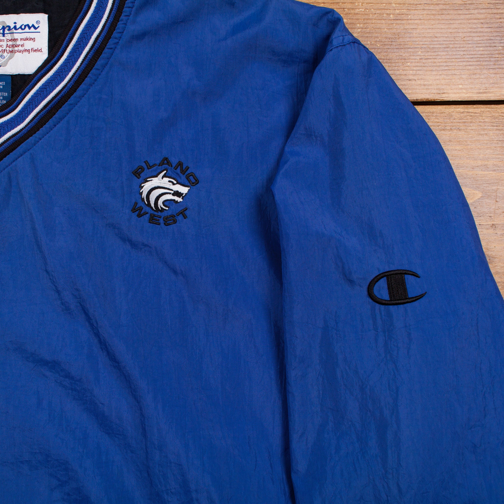 Vintage Champion Windbreaker Jacket XL American Football