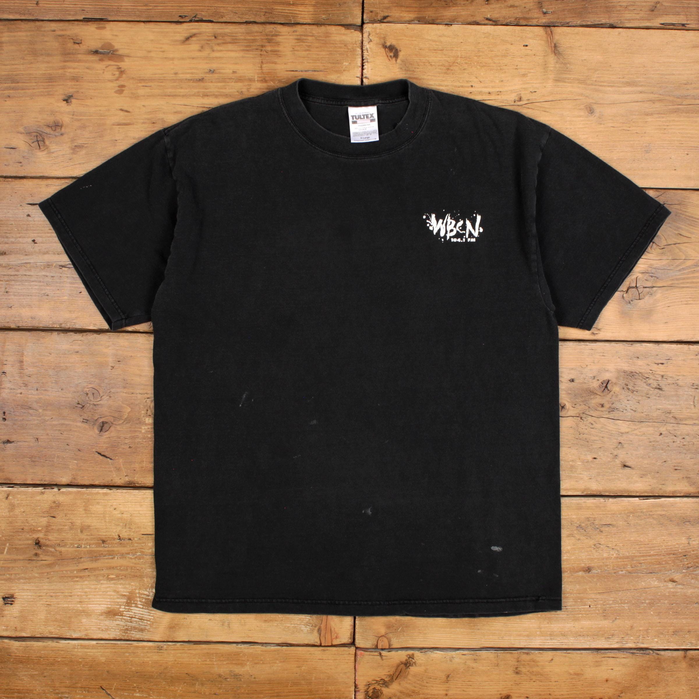 Vintage Tultex T-shirt XL Mens 00s Black Streetwear Graphic USA