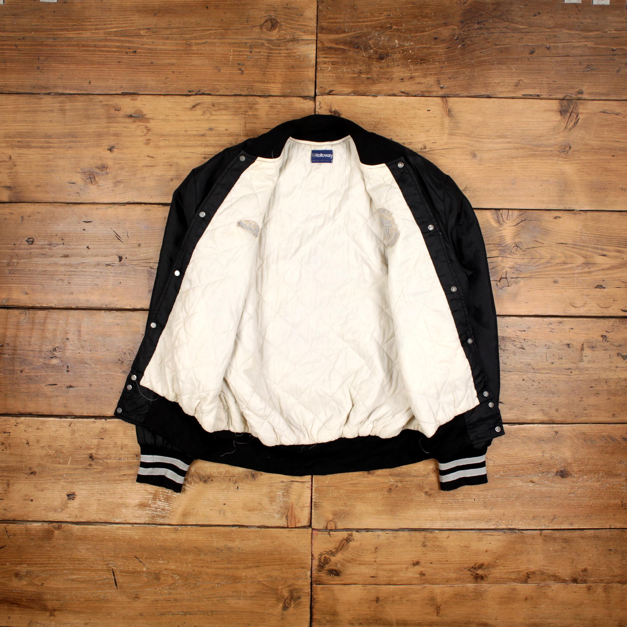 Vintage Holloway Varsity Jacket L 90s Bomber Baseball USA