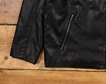 Vintage Ministry of Fashion Leather Jacket 2XL 90s Biker Cafe