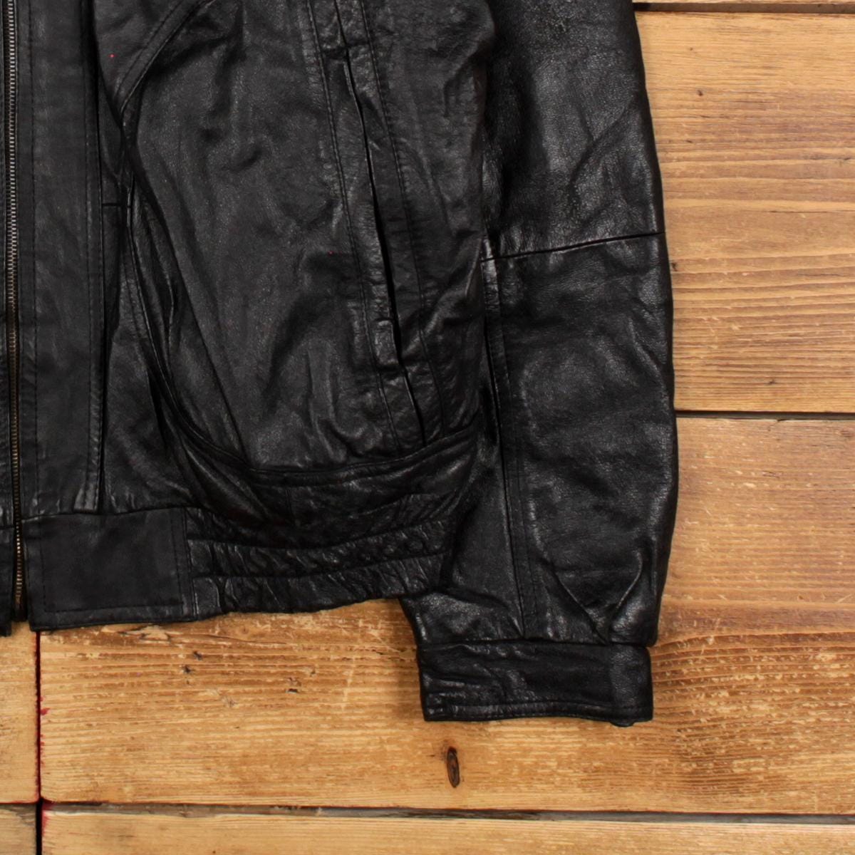 Vintage New Zealand Outback Leather Jacket L Bomber Black - Etsy