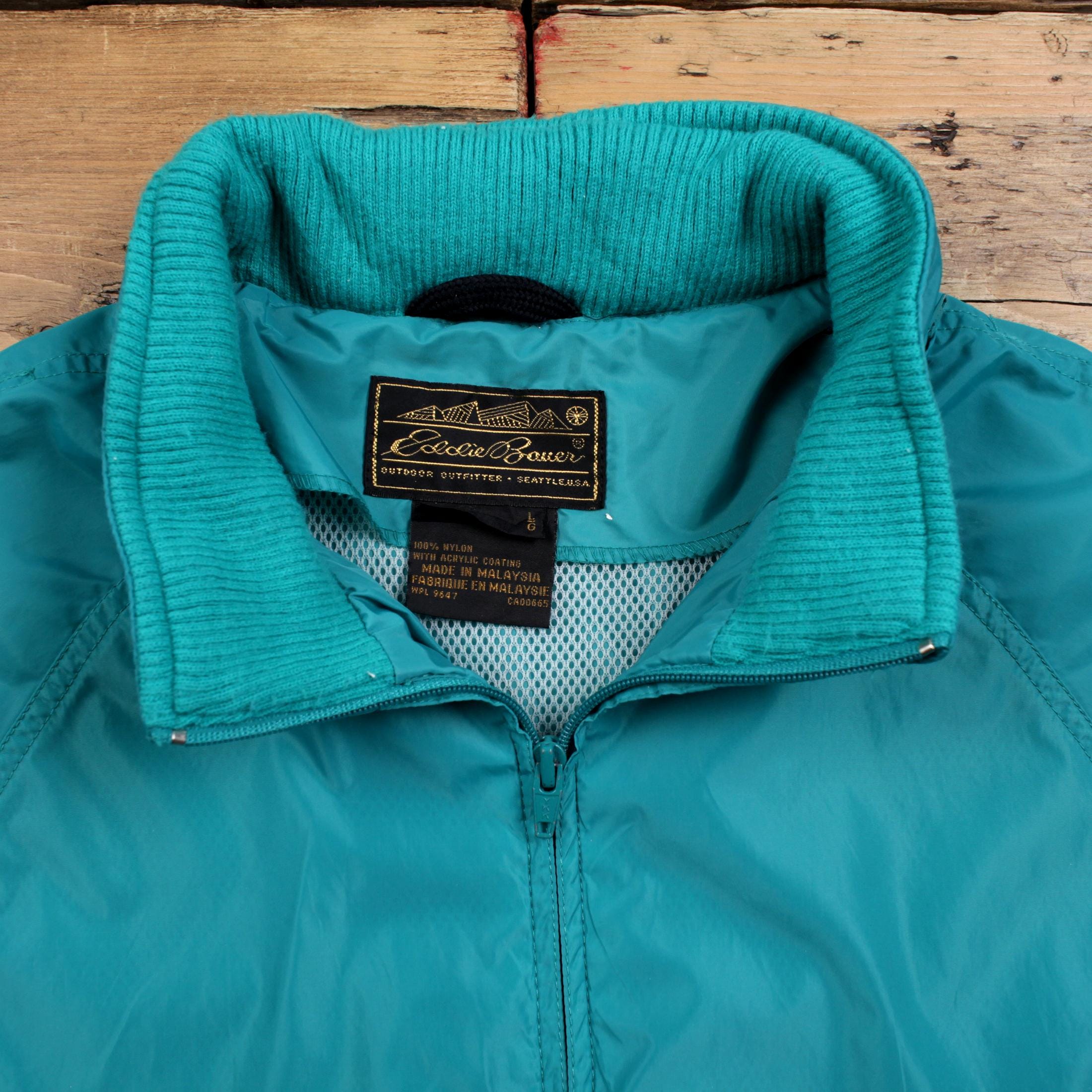 Vintage Eddie Bauer Outdoor Jacket L 80s Windbreaker Raglan