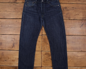 Levis 550 Jeans 36x32 Blue Relaxed Taper Stonewash Red Tab Denim