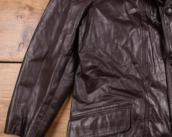 Men's S Vintage 80s Troop World Of Style Jacket Bomber Coat