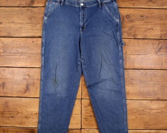 Spodnie jeansowe Vintage GAP 40x30 Baggy Wide Unisex Straight Blue