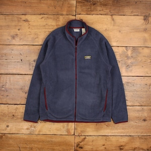 Vintage L.L.Bean Outdoor Jacket M 90s Fleece Blue