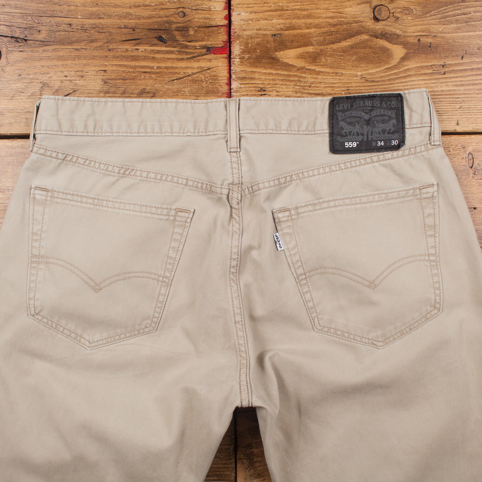 Levi 559 khaki sale