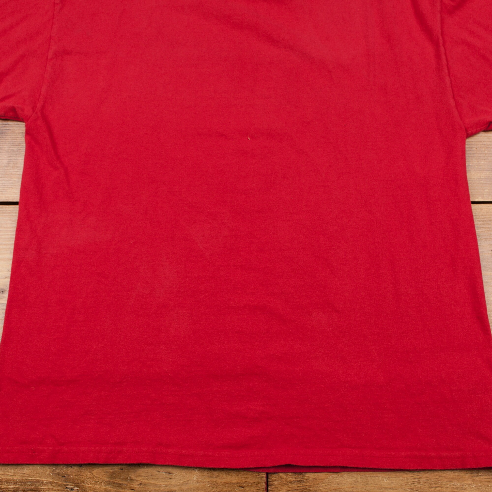 Vintage Hanes Blank T Shirt XL Red Tee - Etsy