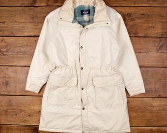 Vintage Woolrich Outdoor Jacket L 80s USA Made Womens