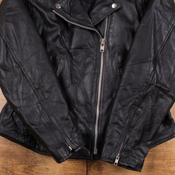 Vintage X Element Leather Jacket L Biker Motorcyc… - image 4