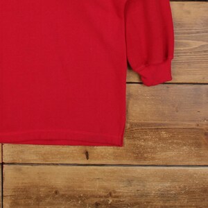 Vintage Northwest Territory Graphic Sweatshirt L Bear Collared Mens Red image 7