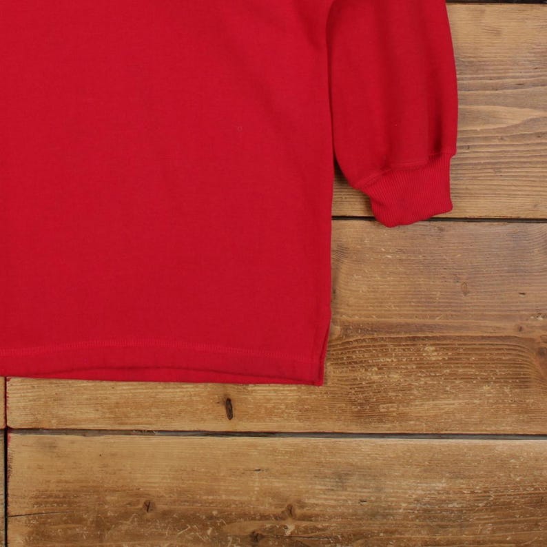 Vintage Northwest Territory Graphic Sweatshirt L Bear Collared Mens Red image 7