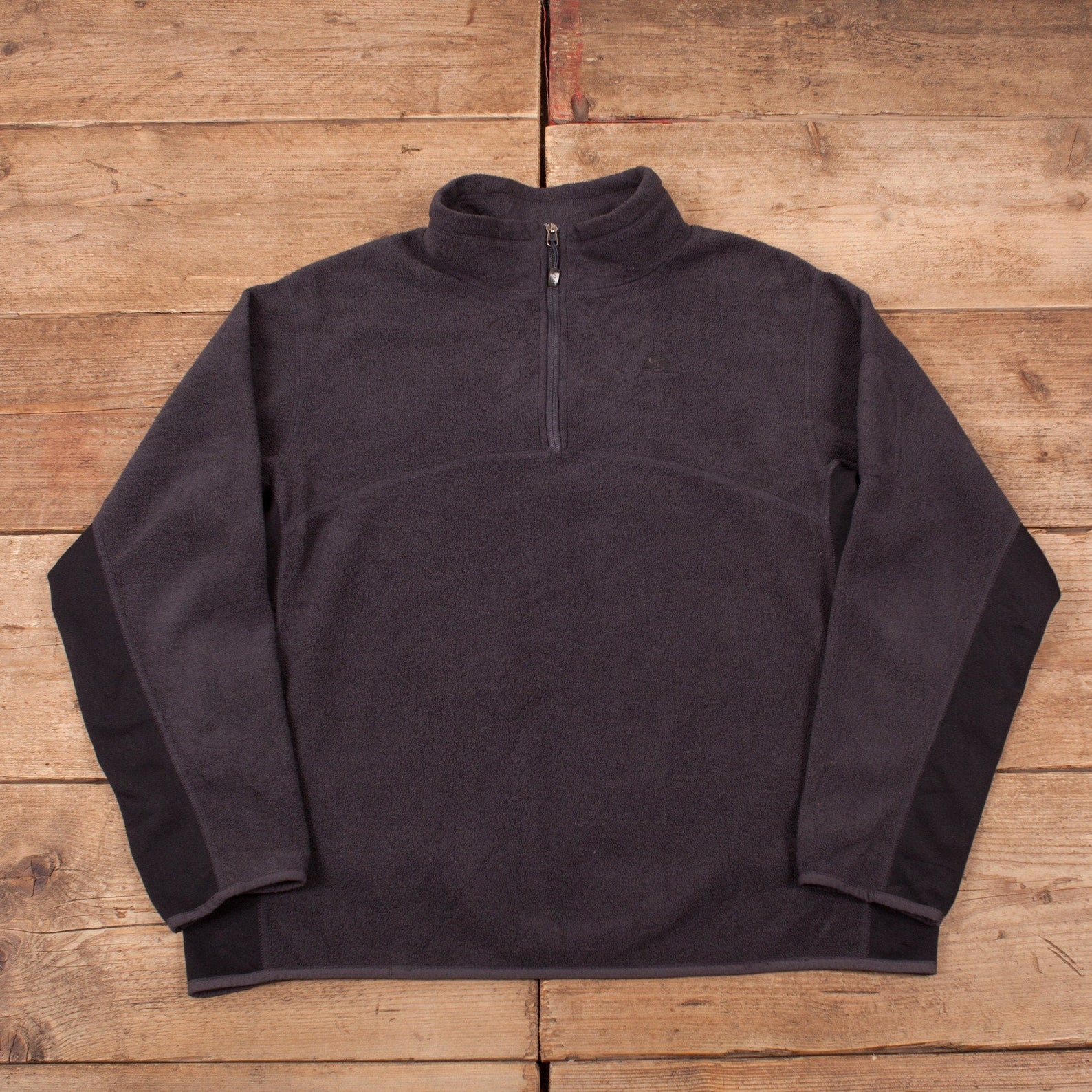 mens grey nike quarter zip