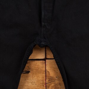 Vintage Levis 501 Jeans 29 x 31 Dark Wash Recht Zwart Rood Tab Denim afbeelding 5