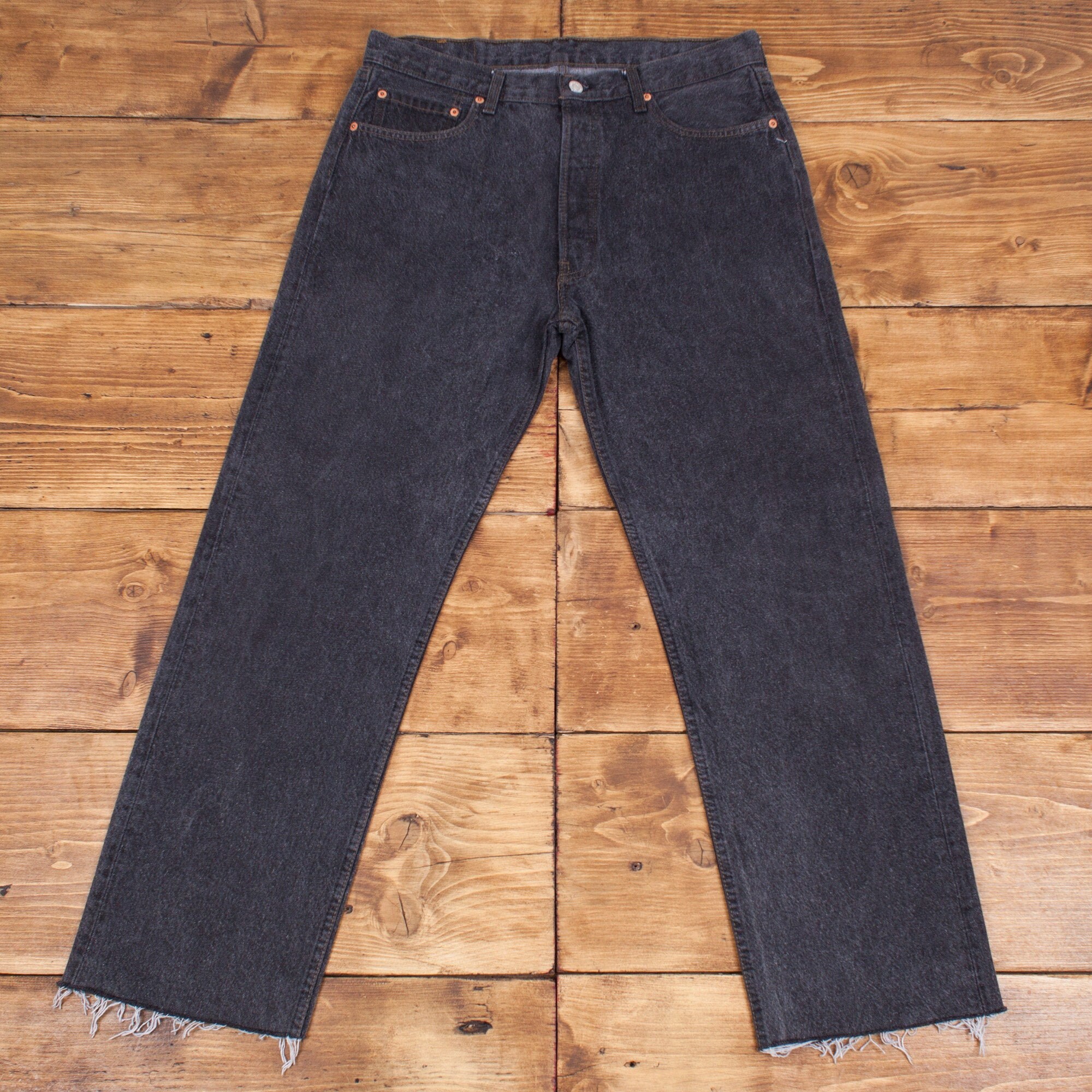リーバイス501 90s USA製　34×30 Levi's - 90s リーバイス501 USA製 30×34 濃紺 ヒゲ/ハチノスの