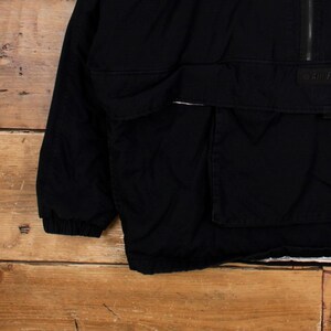 Nike Air Force 1 Air Force 1 XL-jas heren 00s zwarte pullover anorak gevoerd met capuchon afbeelding 8