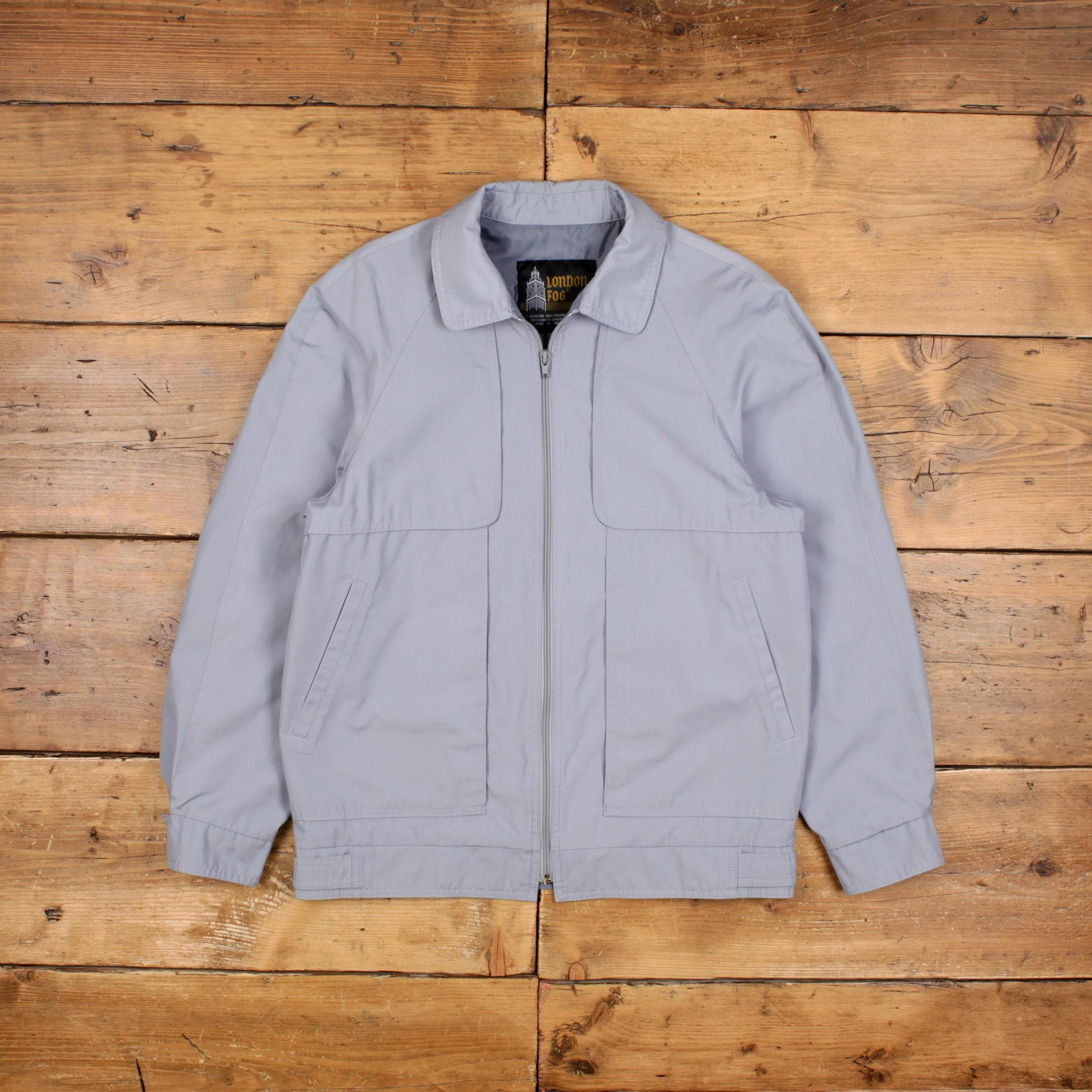 Vintage London Fog Workwear Jacket M 80s Raglan Blue - Etsy