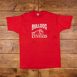 Vintage Fruit of the Loom Single Stitch T Shirt Graphic XL 90s USA Made Red