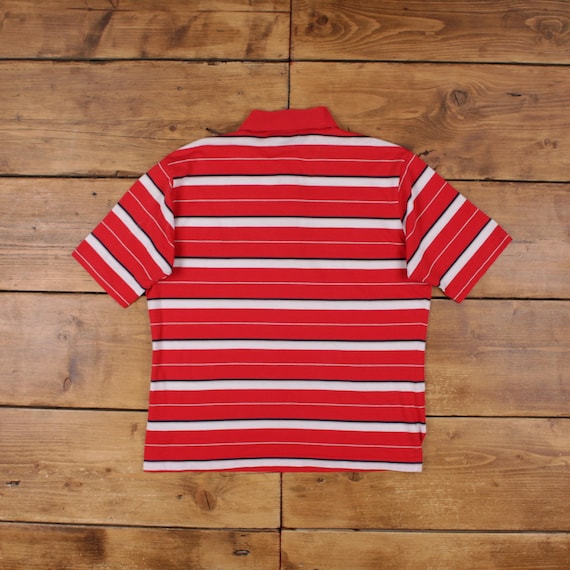 Vintage Single Stitch T Shirt Polo Shirt Large 90s Pocket