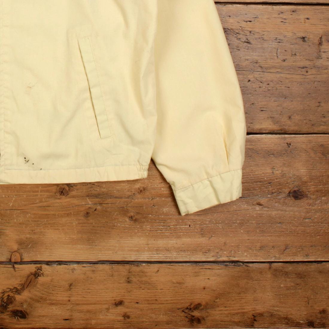 Vintage Campus Bomber Jacket L 70s Windbreaker Talon Zip USA