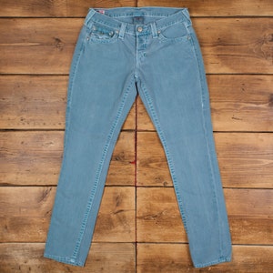 Vintage True Religion jeans broek broek 31 x 32 VS gemaakt Y2K rechte dames