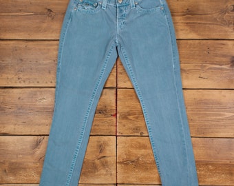 Vintage True Religion Jeans Pants Trousers 31x32 USA Made Y2K Womens Straight