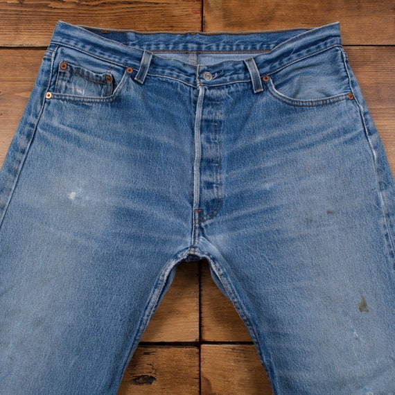 Vintage Levis 501 XX Jeans 36 x 30 USA Made 90s S… - image 4