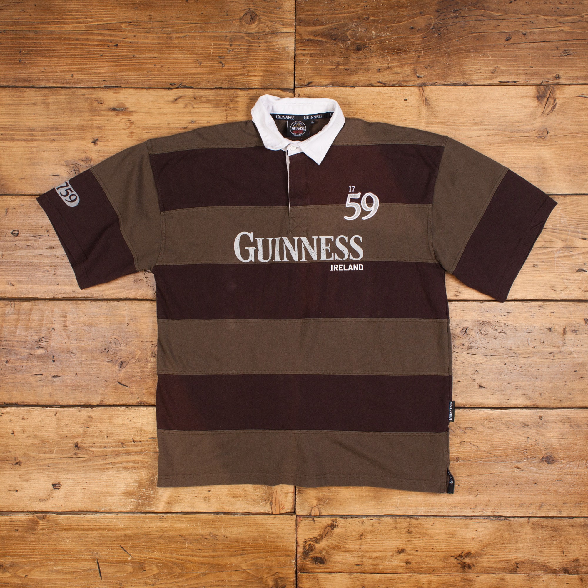 Long Sleeve Cotton Traders Guinness Rugby Shirt Guinness Cotton Traders  Wales Rugby Shirt Cotton Traders Guinness, image size:2000x2000
