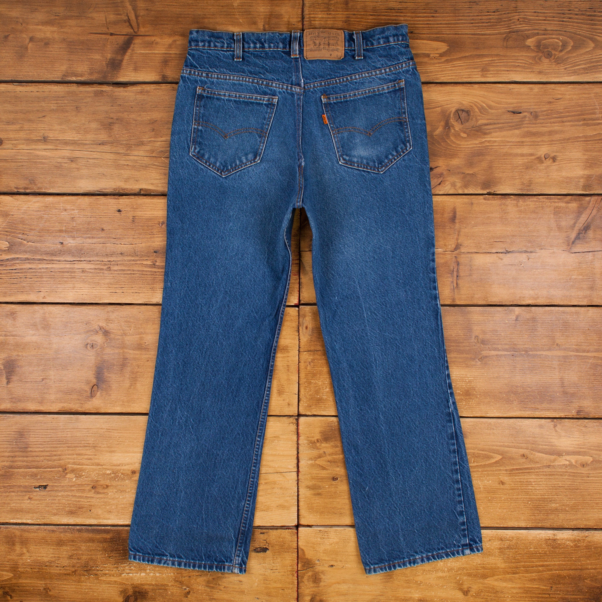 Vintage Levis 517 Jeans 36 X 31 USA Made 80s Medium Wash